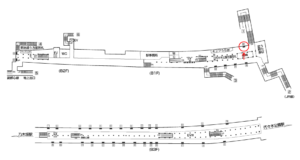 東京メトロ／明治神宮前〈原宿〉駅／千代田線／№26駅看板・駅広告、位置図