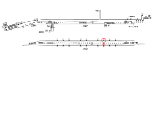 東京メトロ　半蔵門駅／半蔵門線／№7駅看板・駅広告、位置図