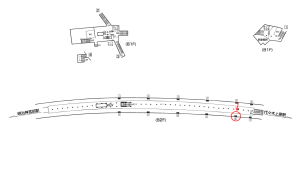東京メトロ／代々木公園駅／千代田線／№8駅看板・駅広告、位置図