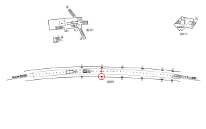 東京メトロ／代々木公園駅／千代田線／№11駅看板・駅広告、位置図