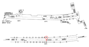 東京メトロ／明治神宮前〈原宿〉駅／千代田線／№11駅看板・駅広告、位置図