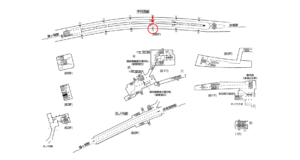 東京メトロ／国会議事堂前駅／千代田線／№11駅看板・駅広告、位置図