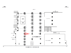 JR／横浜駅／中央通路／№53駅看板・駅広告、位置図