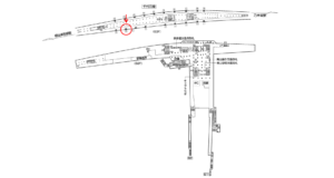 東京メトロ／表参道駅／千代田線／№8駅看板・駅広告、位置図