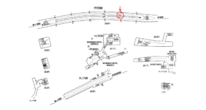 東京メトロ／国会議事堂前駅／千代田線／№8駅看板・駅広告、位置図