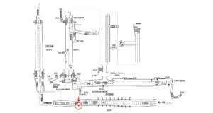 東京メトロ／日比谷駅／千代田線／№10駅看板・駅広告、位置図