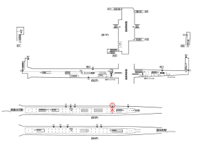東京メトロ／住吉駅／半蔵門線／№7駅看板・駅広告、位置図