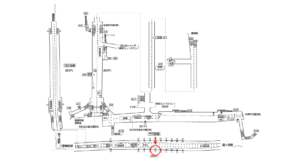東京メトロ／日比谷駅／千代田線／№6駅看板・駅広告、位置図
