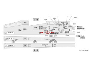 京成　成田駅／／№2201駅看板・駅広告、位置図