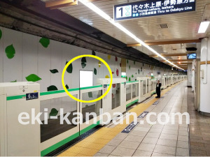 東京メトロ／代々木公園駅／千代田線／№2駅看板・駅広告、写真3