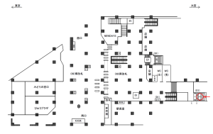 JR／神田駅／本屋口／№2駅看板・駅広告、位置図