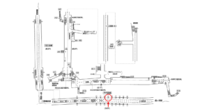 東京メトロ／日比谷駅／千代田線／№15駅看板・駅広告、位置図