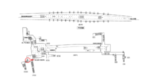 東京メトロ／霞ヶ関駅／千代田線／№31駅看板・駅広告、位置図