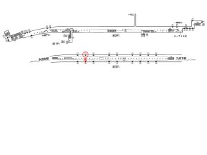 東京メトロ　半蔵門駅／半蔵門線／№2駅看板・駅広告、位置図