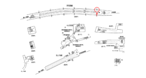 東京メトロ／国会議事堂前駅／千代田線／№6駅看板・駅広告、位置図