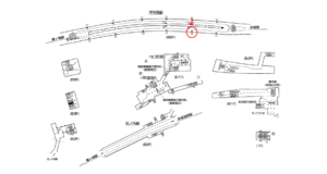 東京メトロ／国会議事堂前駅／千代田線／№10駅看板・駅広告、位置図