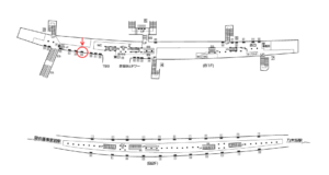 東京メトロ／赤坂駅／千代田線／№29駅看板・駅広告、位置図