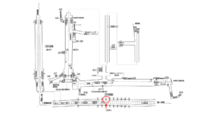 東京メトロ／日比谷駅／千代田線／№14駅看板・駅広告、位置図