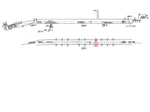 東京メトロ　半蔵門駅／半蔵門線／№15駅看板・駅広告、位置図