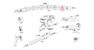 東京メトロ／国会議事堂前駅／千代田線／№9駅看板・駅広告、位置図