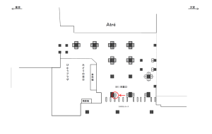 JR／秋葉原駅／本屋口／№83駅看板・駅広告、位置図