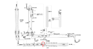 東京メトロ／日比谷駅／千代田線／№12駅看板・駅広告、位置図