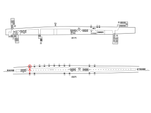 東京メトロ／地下鉄成増駅／有楽町線／№26駅看板・駅広告、位置図