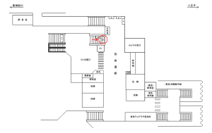 JR／長津田駅／本屋口／№23駅看板・駅広告、位置図