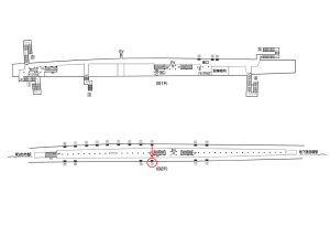 東京メトロ／地下鉄成増駅／有楽町線／№15駅看板・駅広告、位置図