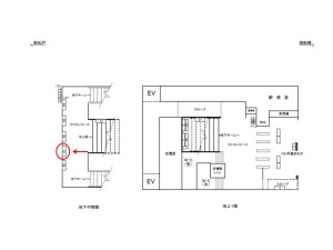 JR／新八柱駅／コンコース／№61駅看板・駅広告、位置図