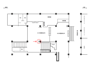 JR／北与野駅／本屋改札内／№7駅看板・駅広告、位置図