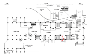 JR／北千住駅／本屋口／№52駅看板・駅広告、位置図