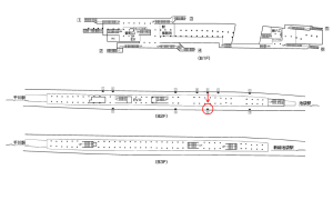 東京メトロ／要町駅／有楽町線／№13駅看板・駅広告、位置図