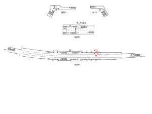 東京メトロ／氷川台駅／有楽町線／№6駅看板・駅広告、位置図