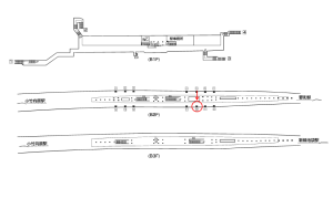 東京メトロ／千川駅／有楽町線／№10駅看板・駅広告、位置図