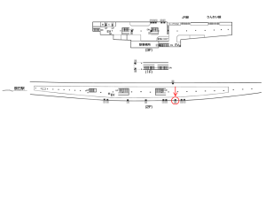 東京メトロ／新木場駅／有楽町線／№23駅看板・駅広告、位置図