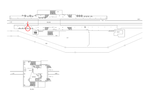 東武　南桜井駅／／№511駅看板・駅広告、位置図