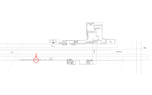 東武 牛田駅//№506駅看板・駅広告、位置図