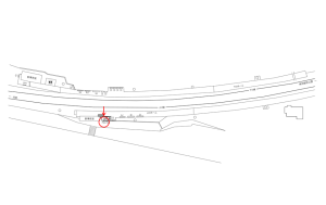 東武　堀切駅／／№501駅看板・駅広告、位置図