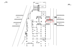 JR／四ツ谷駅／本屋口№67・№68・№69・№70・№71・／№72駅看板・駅広告、位置図