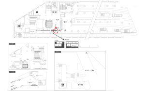 東武　浅草駅／／№001駅看板・駅広告、位置図