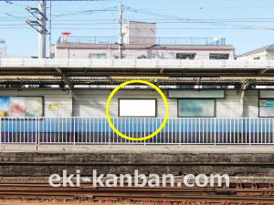 東武　鐘ヶ淵駅／／№512駅看板・駅広告、写真1