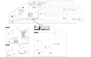 東武　浅草駅／／№009駅看板・駅広告、位置図