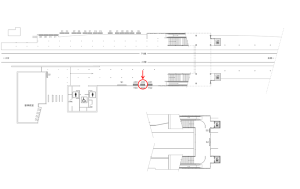 東武　大宮公園駅／／№503駅看板・駅広告、位置図