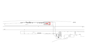 東武　小村井駅／／№005駅看板・駅広告、位置図