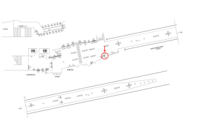 東武　大宮駅／／№508駅看板・駅広告、位置図
