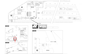 東武　浅草駅／／№024駅看板・駅広告、位置図
