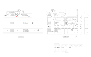 東武　曳舟駅／／№511駅看板・駅広告、位置図