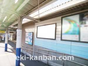 東武　鐘ヶ淵駅／／№507駅看板・駅広告、写真2