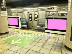 東急／渋谷駅／田園都市線渋谷駅ホームドアサイネージ A期 7日間№7駅デジタルサイネージ・駅広告、写真2